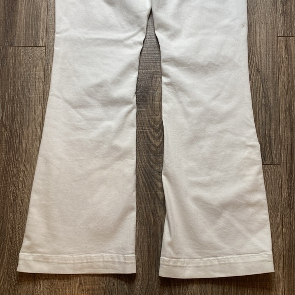 Pilcro and Letterpress (Anthropologie)  white high-rise bootcut jeans, size 31 - Picture 12 of 16